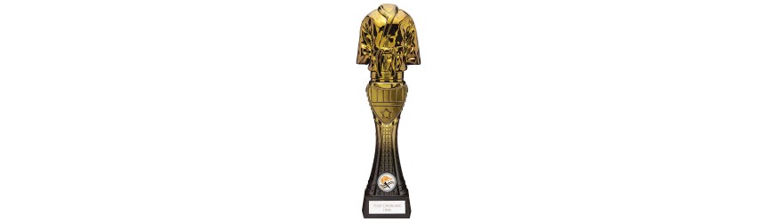 GOLD VIPER TOWER MARTIAL ARTS LEGEND TROPHY - 3 SIZES - 26CM - 32.5CM